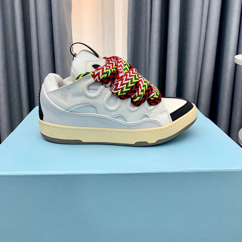 Bread Shoes Wholesale Original Label Curb Couple Dad Shoes Thick-Soled Color-Block Training Shoes Running Non-Slip Shoes - Image 1