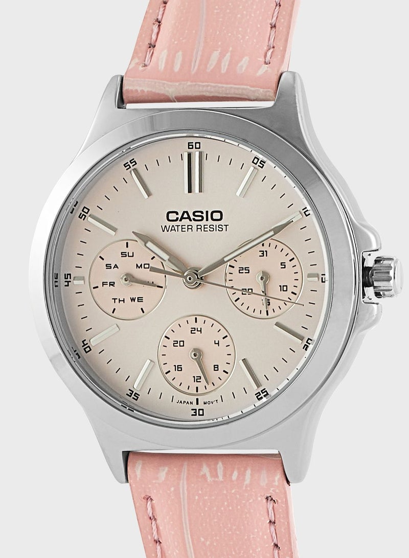 CASIO Pu Strap Analog Watch - Image 2