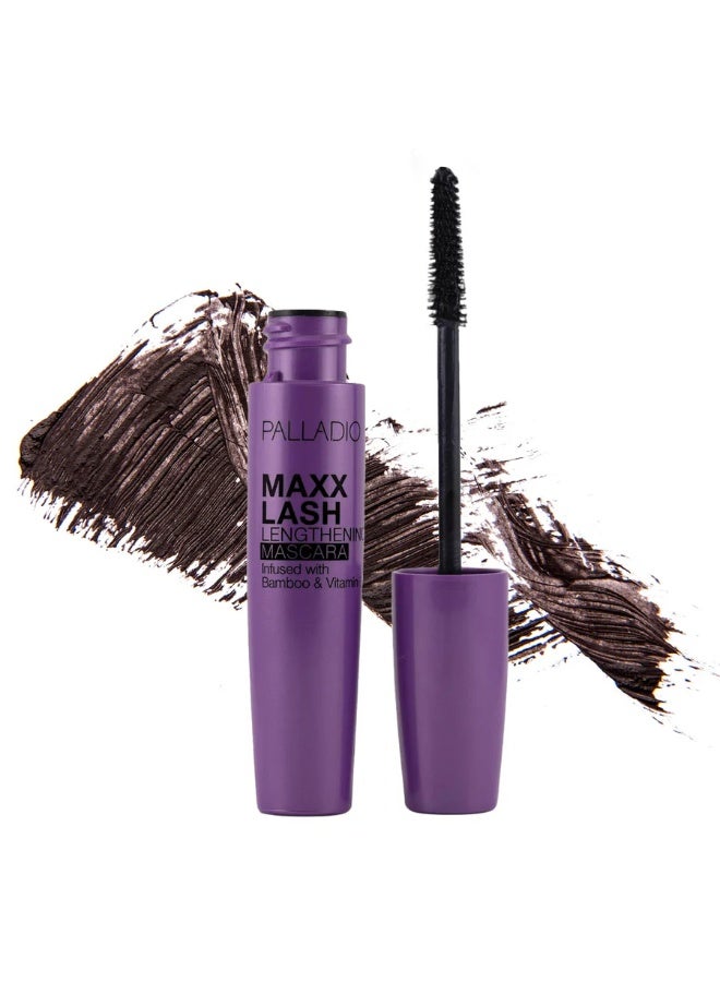 PALLADIO MaxxxLash Lengthening Mascara, 13ml, Brown - Image 1