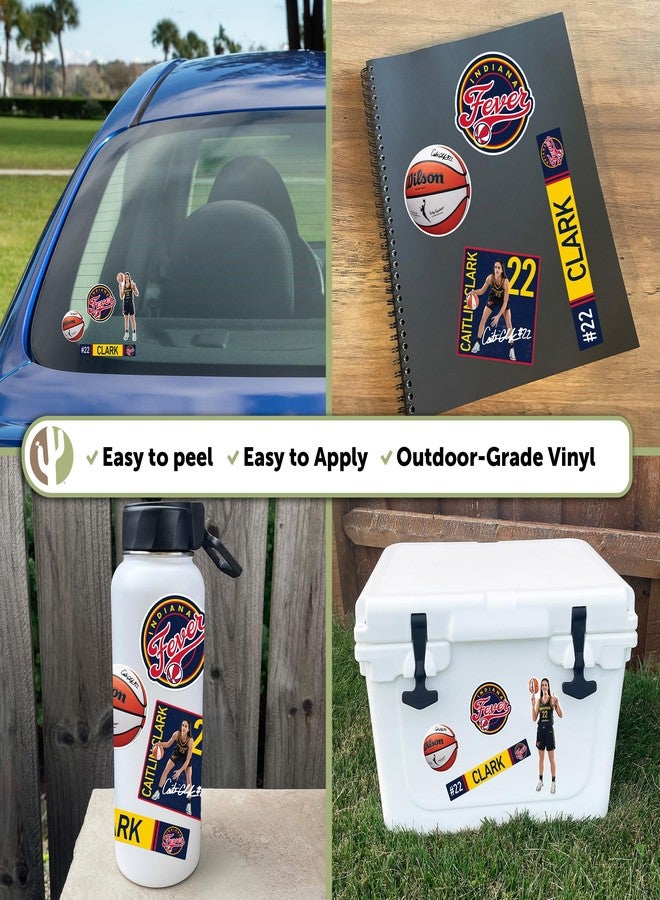 Desert Cactus Caitlin Clark Indiana Fever WNBA Officially Licensed Sticker Vinyl Decal Laptop Water Bottle Car Scrapbook (P5) - Image 2