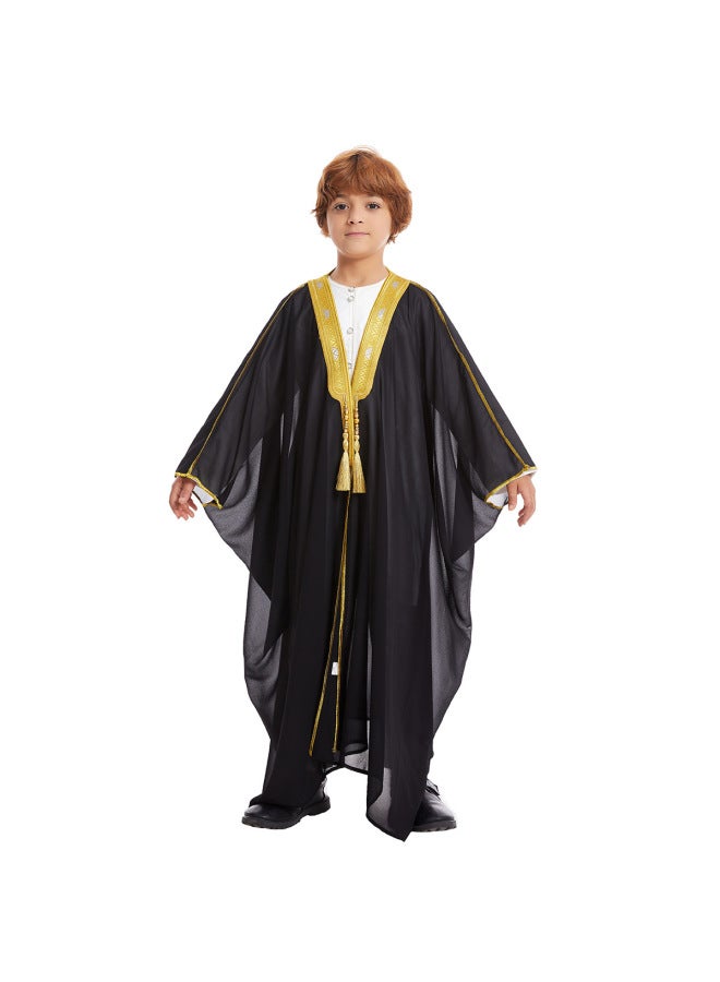 ثوب شاب الشرق الأوسط أسود 160cm - Image 1