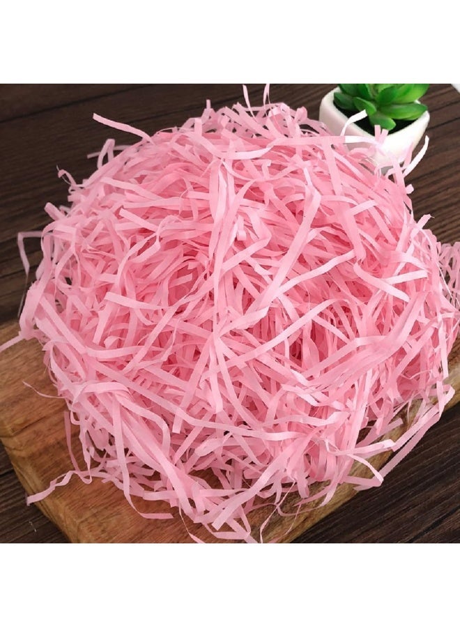 Raffia Paper Shreds Strands Eco Friendly Shredded Crinkle Confetti Crinkle Cut Paper Filling Shredded Paper for Hamper Gift Box Filling (Pink)100g - Image 5