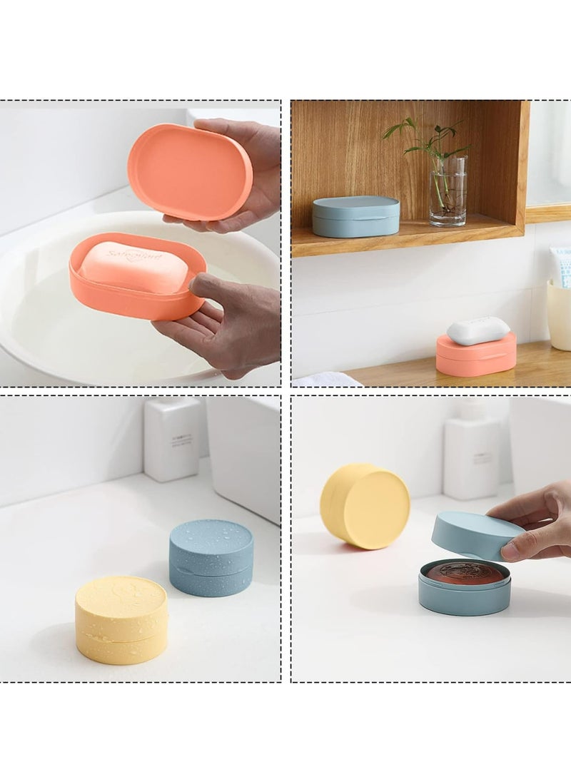 Oasisgalore - 4-Pack Waterproof Travel Soap Dishes for Bathroom, Camping, Hiking, and Gym Use - Image 1