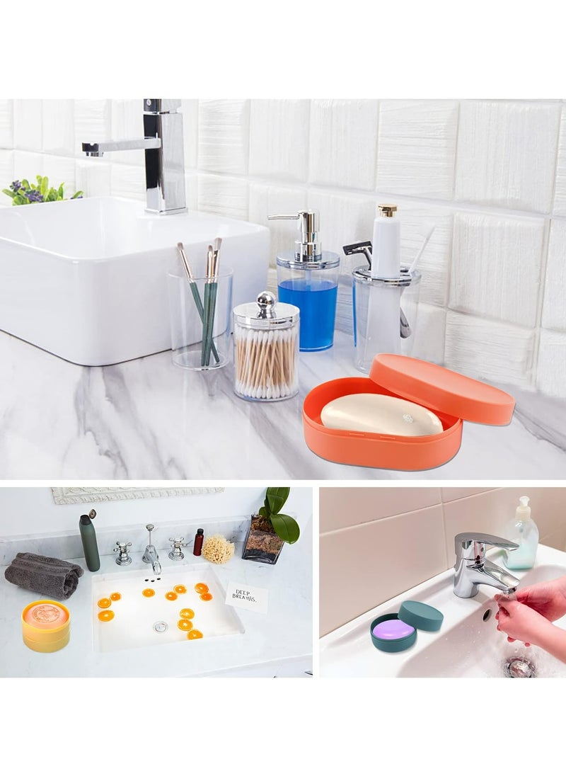 Oasisgalore - 4-Pack Waterproof Travel Soap Dishes for Bathroom, Camping, Hiking, and Gym Use - Image 1