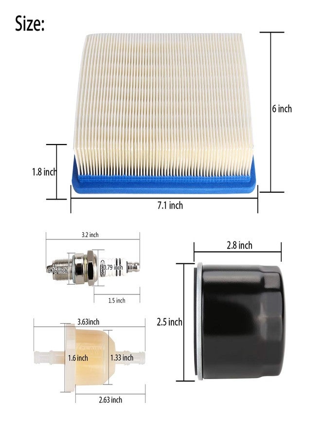 10L0L Golf Cart Tune Up Kit for Club Car DS 1992-up Gas Carts with FE290 FE350 Engines, Air Oil Fuel Filter 1015426, 1016467 41016467, 1013684 1014522 102003201, Spark Plug - Image 3