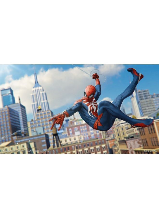 NIBEMINENT - Marvel Spider-Man (Intl Version) With DualShock 4 Wireless Controller - Adventure PlayStation (PS4) - Image 1