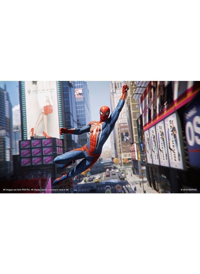 NIBEMINENT - Marvel Spider-Man (Intl Version) With DualShock 4 Wireless Controller - Adventure PlayStation (PS4) - Image 1