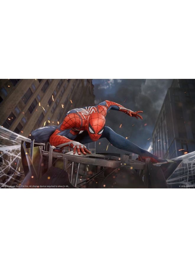 NIBEMINENT - Marvel Spider-Man (Intl Version) With DualShock 4 Wireless Controller - Adventure PlayStation (PS4) - Image 1