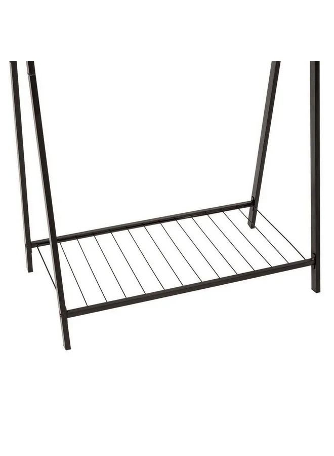 Five Simply Smart Metty Durable Double Rod Clothes Rack Black 145 x 43.5 x 98 cm 205530