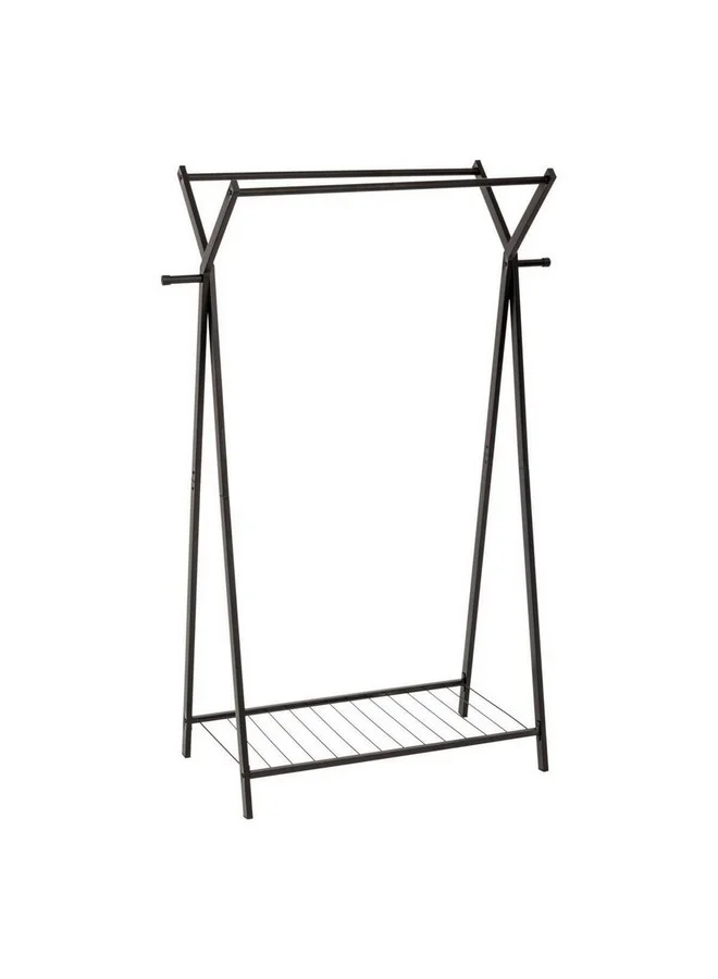 Five Simply Smart Metty Durable Double Rod Clothes Rack Black 145 x 43.5 x 98 cm 205530