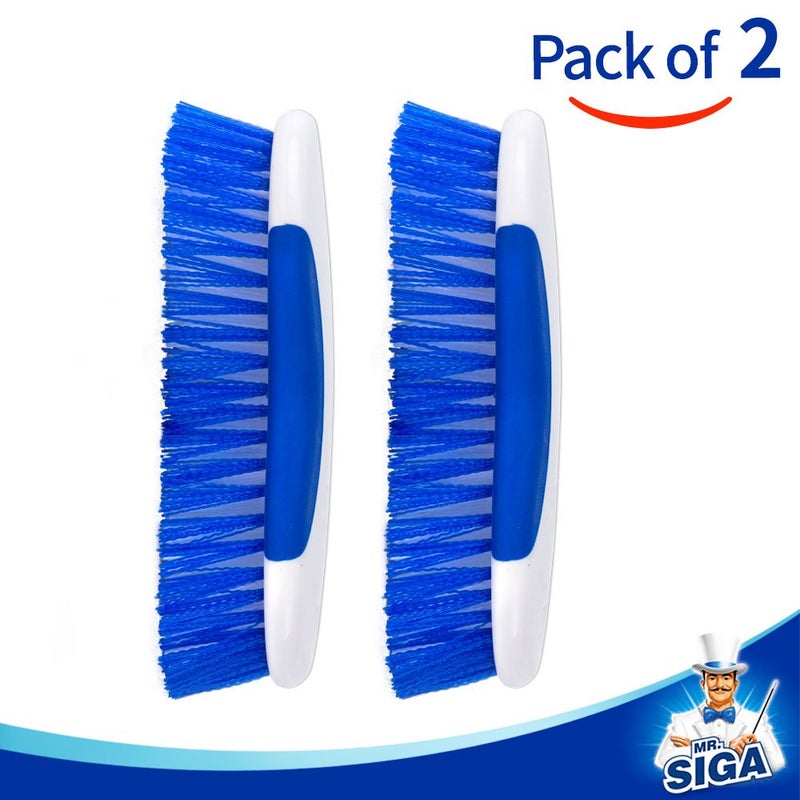 Mr Siga MR.SIGA Multi Purpose Heavy Duty Scrub Brush - Pack of 2 - Image 2
