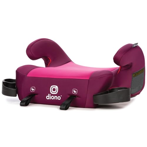 Diono Solana 2 XL 2022 Dual Latch Connectors Lightweight Backless BeltPositioning Booster Car Seat 8 Years 1 Booster Seat Pink - Image 1