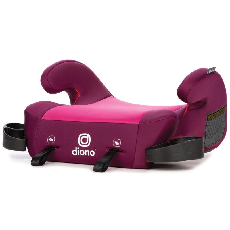 Diono Solana 2 XL 2022 Dual Latch Connectors Lightweight Backless BeltPositioning Booster Car Seat 8 Years 1 Booster Seat Pink - Image 3
