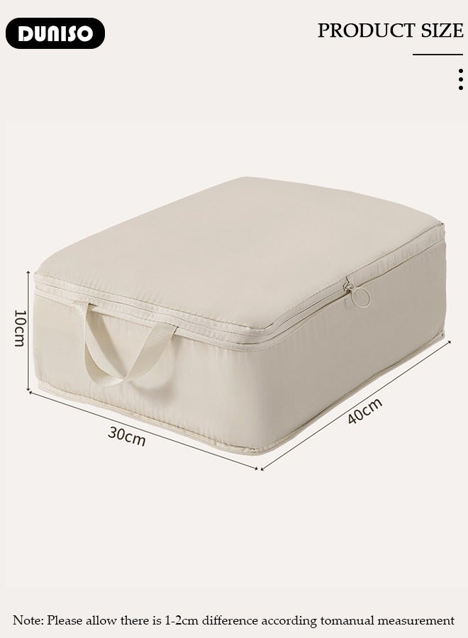 DUNISO 2pcs Space Saving Self-Compressing Organizer Extra Large Space Saving Storage Bags Self Compression Bags Packing Cubes Compression Travel Organizer, Expandable Travel Packing Pouches - Image 4