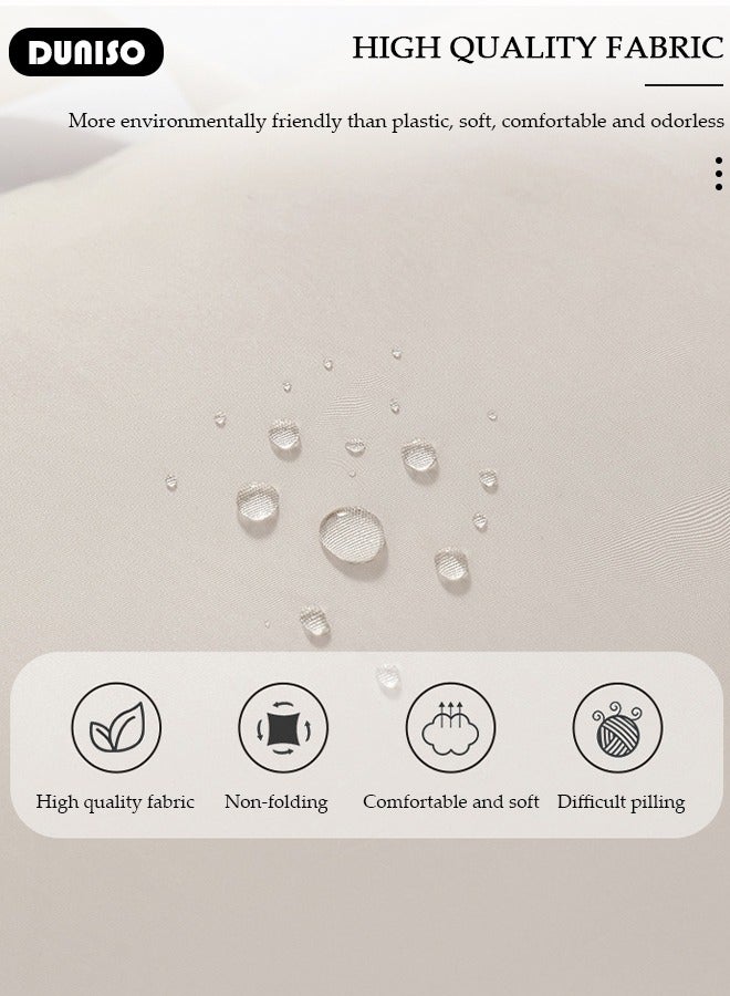 DUNISO 2pcs Space Saving Self-Compressing Organizer Extra Large Space Saving Storage Bags Self Compression Bags Packing Cubes Compression Travel Organizer, Expandable Travel Packing Pouches - Image 5