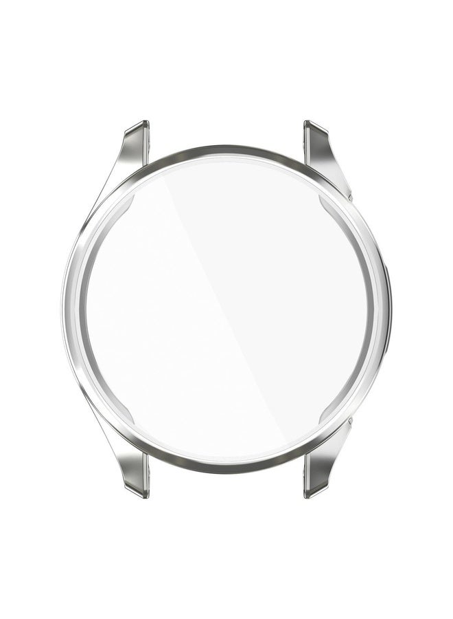 BURAQ For Garmin Approach S50 Electroplated TPU Full Coverage Watch Protective Case(Silver) - Image 5