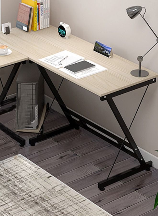 NKX Z Shaped Computer Home Office Desk And Sturdy Writing Workstation  - Image 3