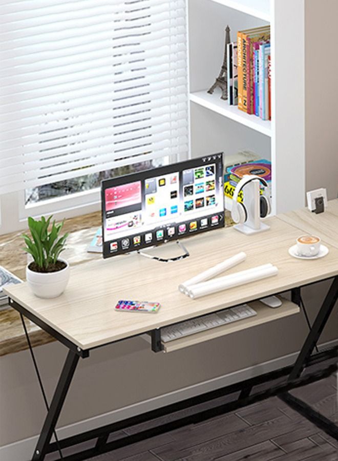 NKX Z Shaped Computer Home Office Desk And Sturdy Writing Workstation  - Image 2