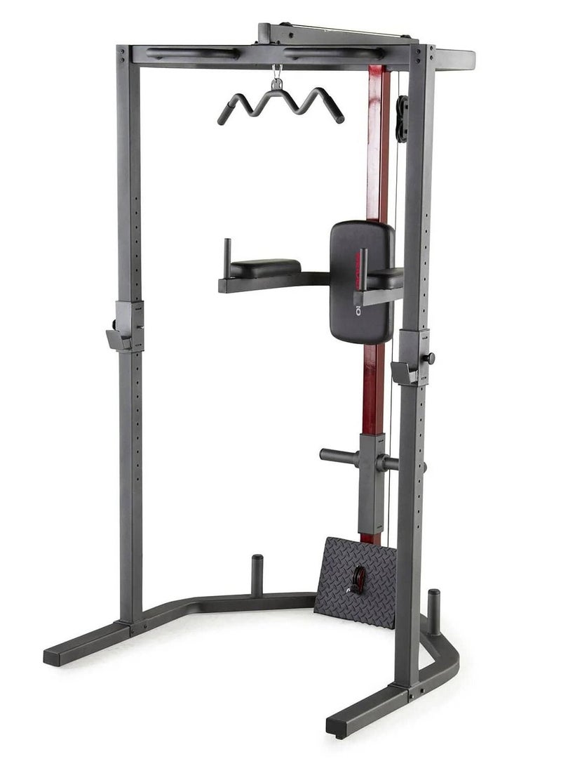 Weider Pro Gym Power Rack With Lat Pull Down Ic14933