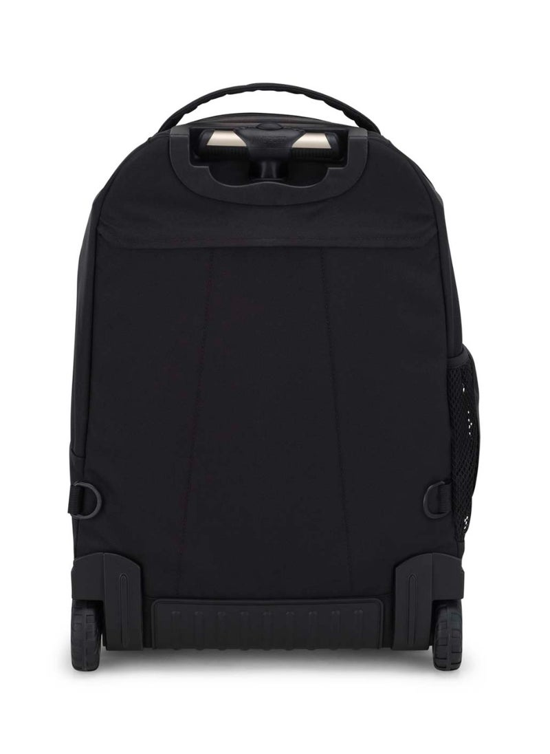 JANSPORT Driver 8 Trolley Backpack With Padded Shoulders, Water Bottle Pocket, 36L, 2.0kg,15Inch- Black  - Image 2