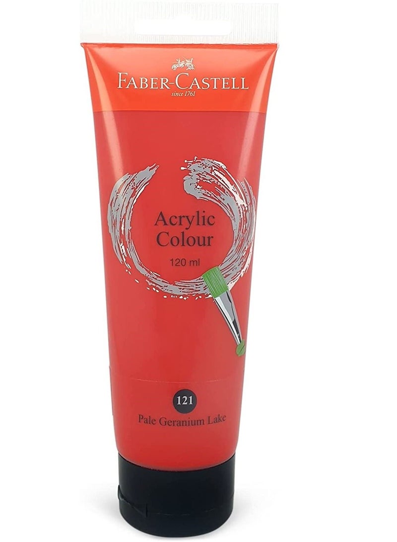 FABER-CASTELL طلاء أكريليك 120 مل جيرانيوم ليك - Image 1