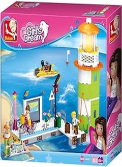 Sluban Sluban M38-B0607 Lighthouse & Pier, Multi-Colors 