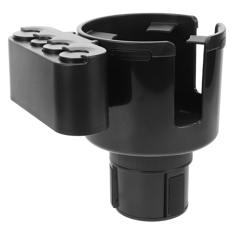 Large Multifunctional Car Cup Holder Organizer with Water Bottle Slot and Coin Tray - Image 2