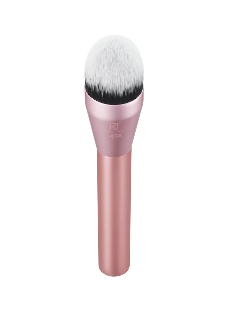 REAL TECHNIQUES Power Pigment Blush Makeup Brush Pink - Image 3