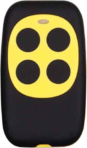 XIHADA 4-Button Universal Gate and Garage Door Fixed Code and Rolling Code Garage Door Remote Control/Remote Keyless Key Multi Frequency 280MHZ-350MHZ/380MHZ-450MHZ/867MHZ-868MHZ (Yellow) - Image 1