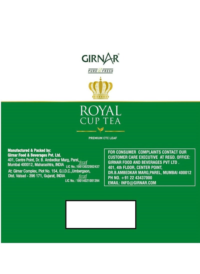 Girnar - Royal Cup Tea (100 TeaBags) 200g | Strong Bombay Karak Tea - Image 1