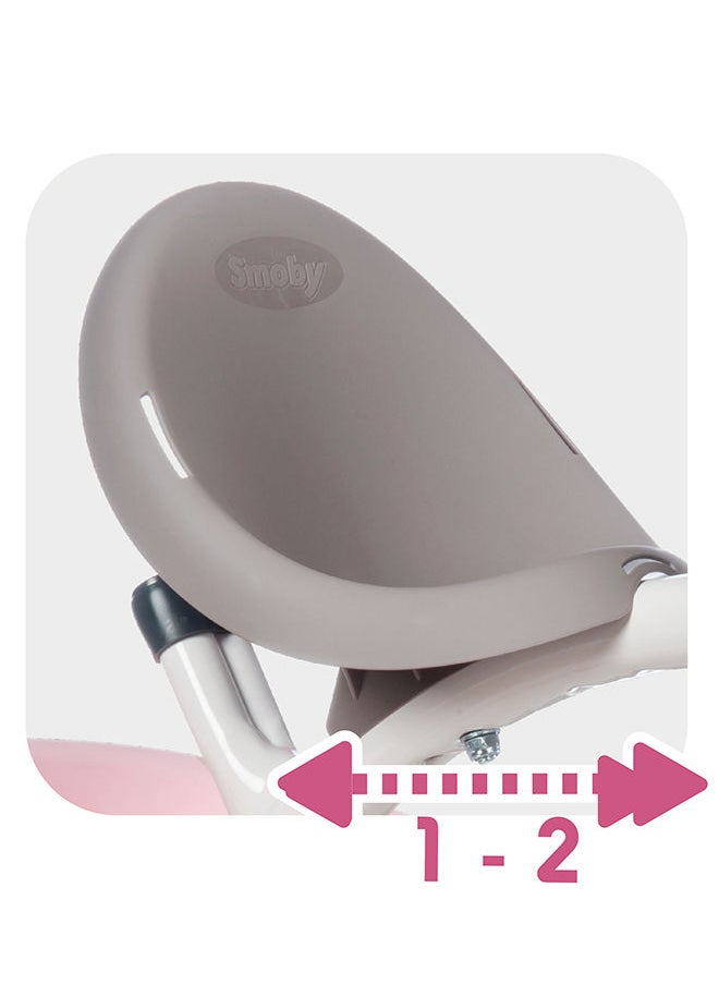 Smoby دراجة ثلاثية العجلات بيبي بالاد بلس روزا  - Image 5