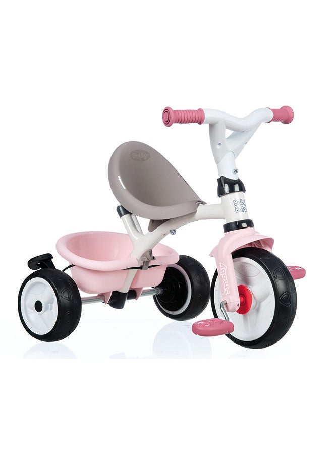 Smoby دراجة ثلاثية العجلات بيبي بالاد بلس روزا  - Image 3
