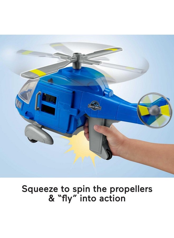 JURASSIC WORLD Fisher-Price Imaginext Jurassic World Dinosaur Toys, Dino Chopper with 3 Dinosaurs and Owen Grady Figure for Preschool Kids Ages 3+ Years - Image 3