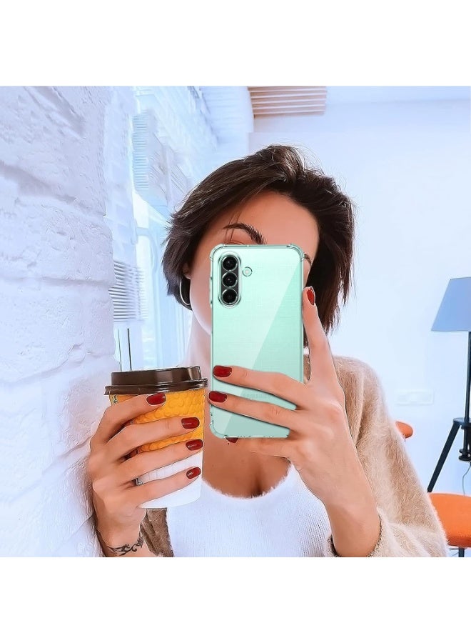 X-Tech Crystal Clear Silicone Case for Samsung Galaxy A57 5G with Shockproof Protective Corners, Slim, Soft, Flexible TPU Scratch Resistant Case - transparent - Image 4
