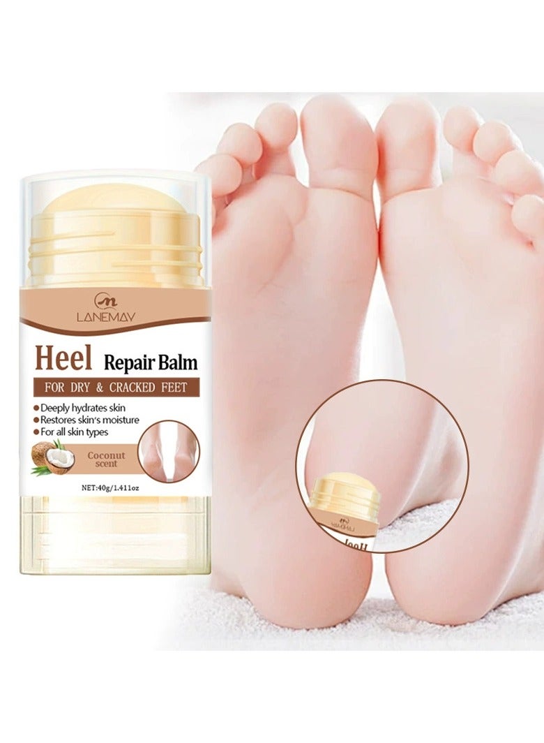 LANEMAY كريم القدم المكثف – بلسم إصلاح الكعب المتشقق المرطب بعمق، علاج مغذي لليدين والقدمين - Image 1