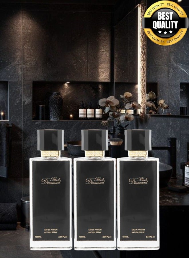 بانافع 3 قطع عطر بلاك دايموند بخاخ - Image 1