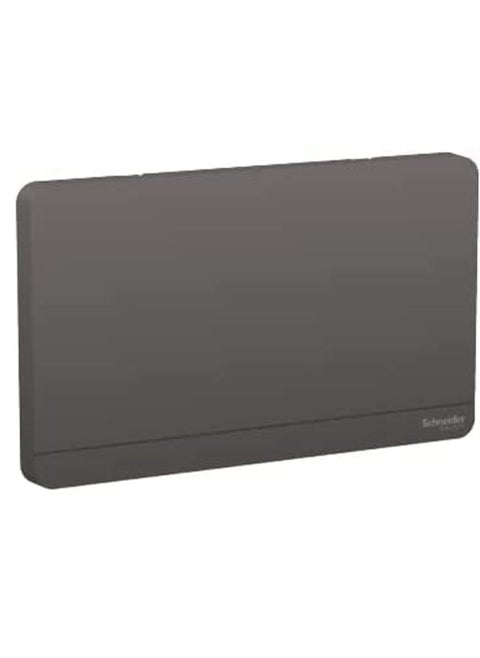 Schneider Electric AvatarOn, 2G Blank Plate, Dark grey (Model Number -E8330TX_DG)