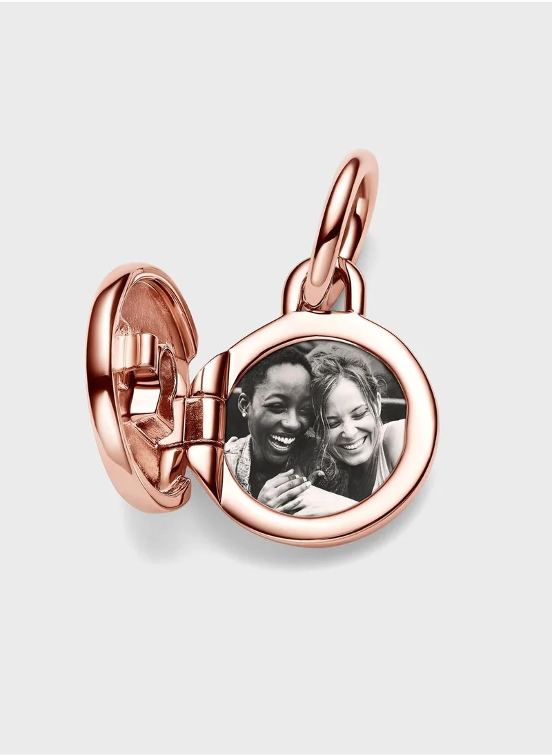 PANDORA Openable & Engravable Love Locket Dangle Charm