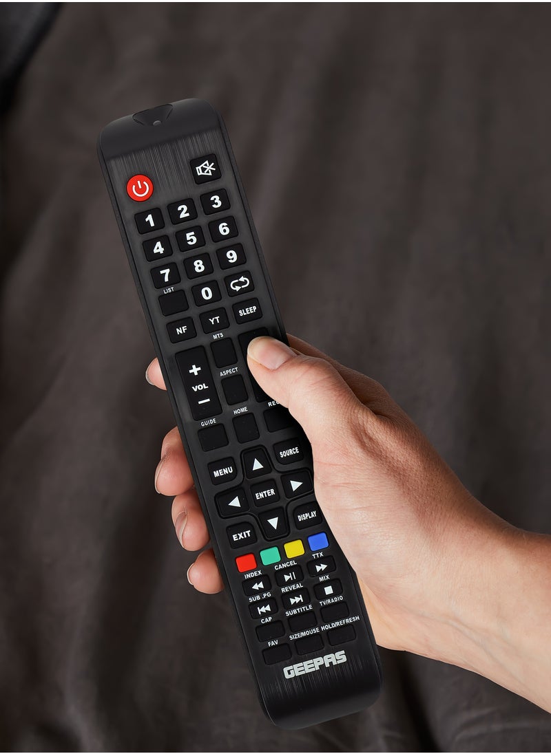GEEPAS - 50" Smart Ultra HD LED TV With 4K Resolution, Android 14 , Frameless Design, HQ Sound / Multiple HDMI & USB Ports, Progressive Scan, Full Color Optimizer / Smart Features with Netflix, YouTube, and More - Image 1