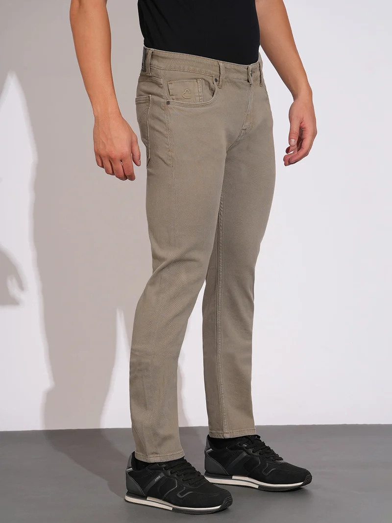 Being Human Men Super Straight Fit Mid-Rise Stretchable Jeans