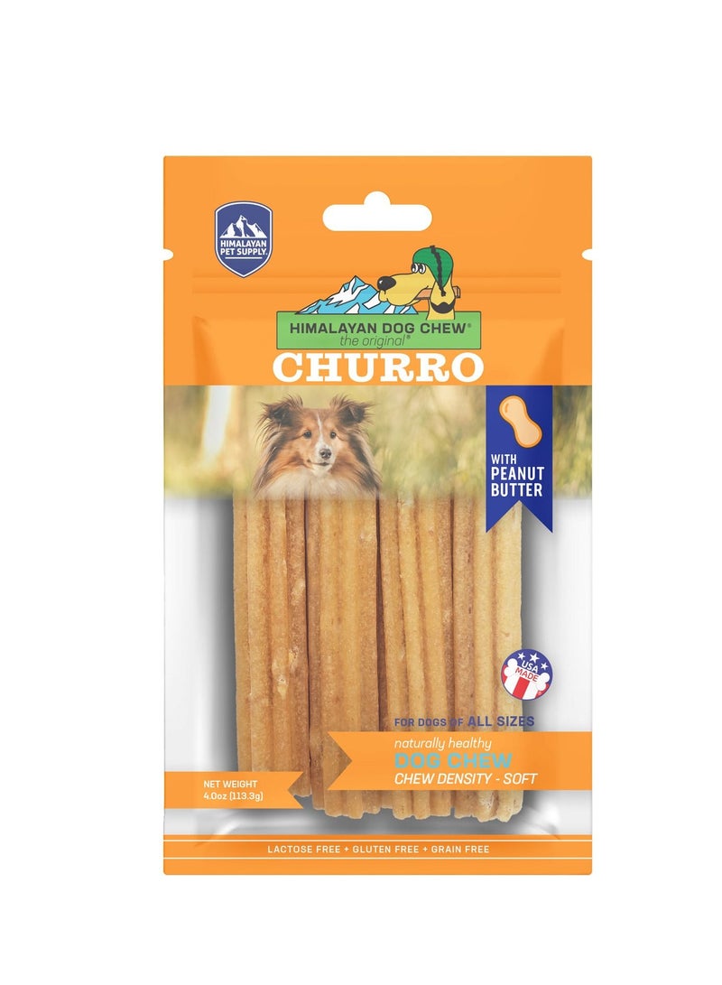 Himalayan Churro Peanut Butter Dog Chews For Teeth Chewing - Image 1