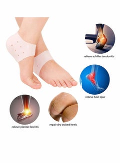KASTWAVE Heel Protectors 2 Pairs Gel Heel Pads Cushion  - Image 3