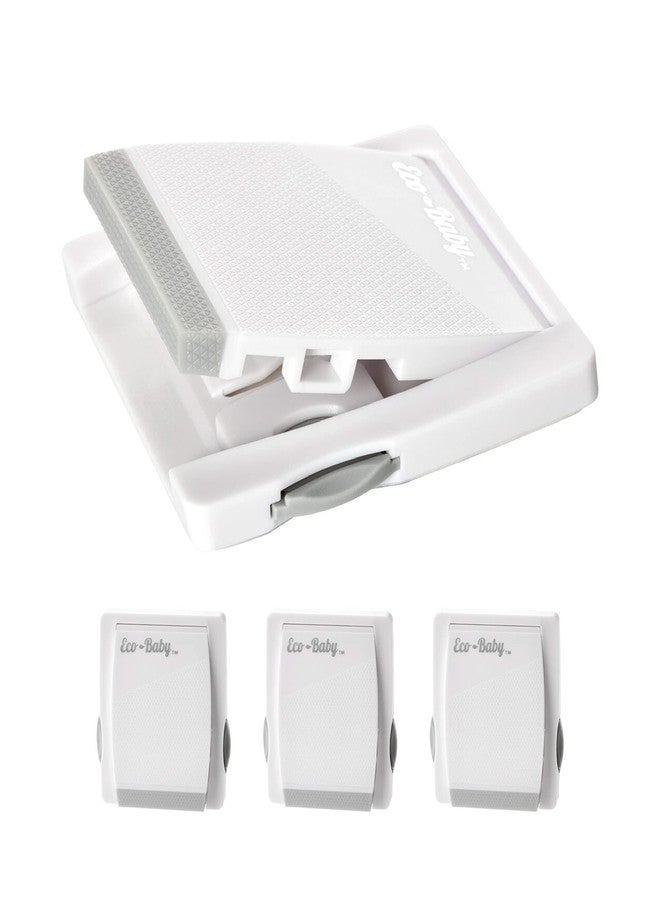 Eco-Baby Sliding Door Lock, 4 Pack Child Proof Safety Window Locks for Glass Doors - Image 1