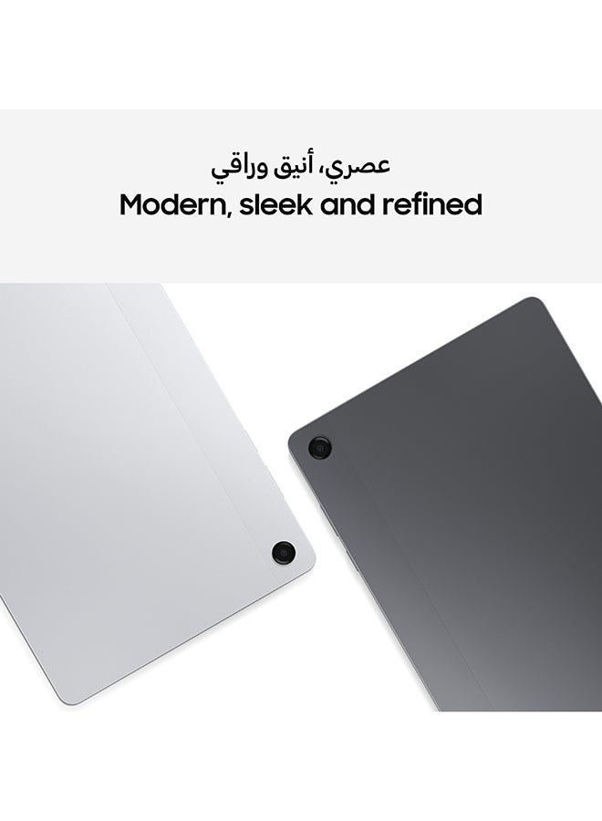 سامسونج جالاكسي تاب A11 بلس واي فاي رمادي 8GB رام 256GB - النسخة الدولية - Image 2