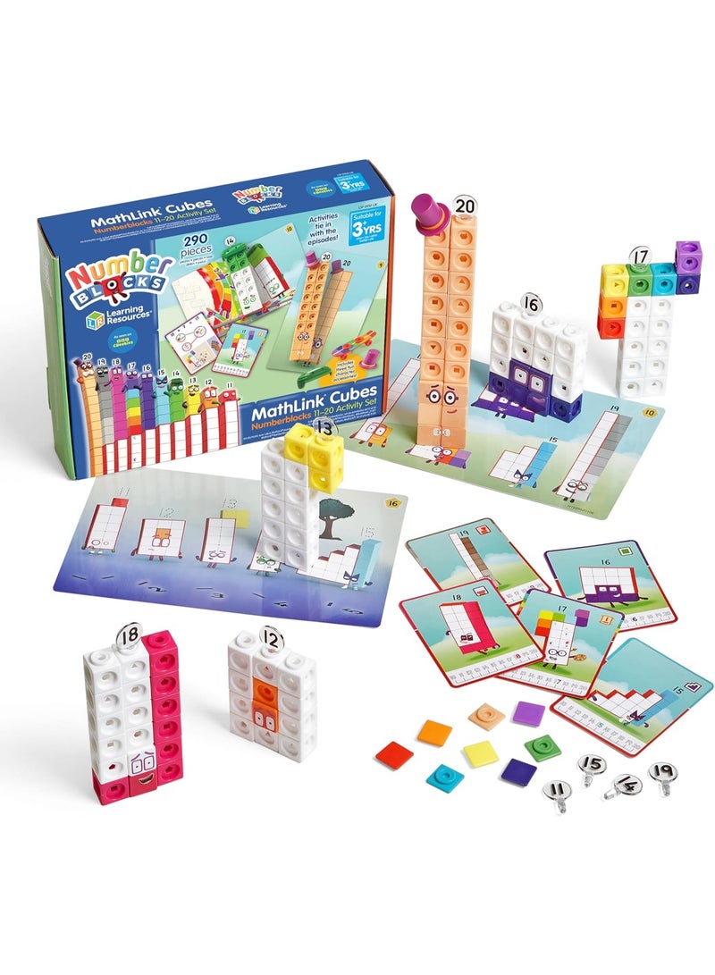 hand2mind Number blocks toy(11-20 Activity Set)Mathematics Enlightenment,Educational Learning Resources,Gift For 3+ Kids - Image 1