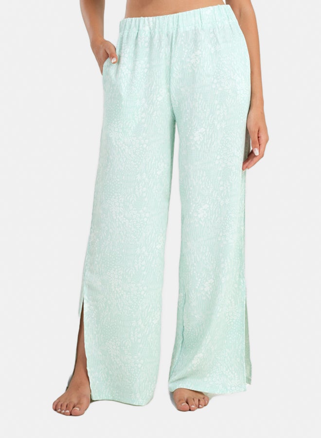 Carina Aqua Self Pattern Pyjama Pants - Image 1