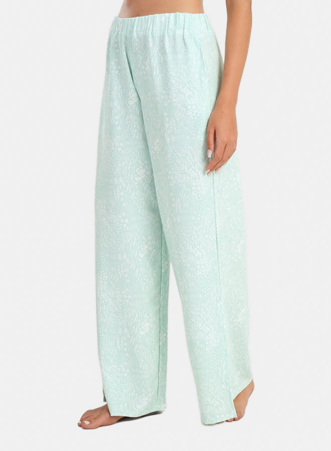 Carina Aqua Self Pattern Pyjama Pants - Image 2