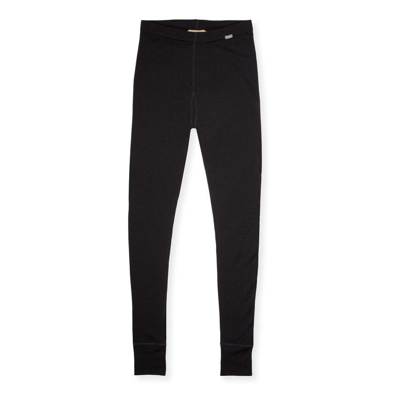 MERIWOOL Womens 100% Merino Wool Base Layer Thermal Pants Black - Image 3