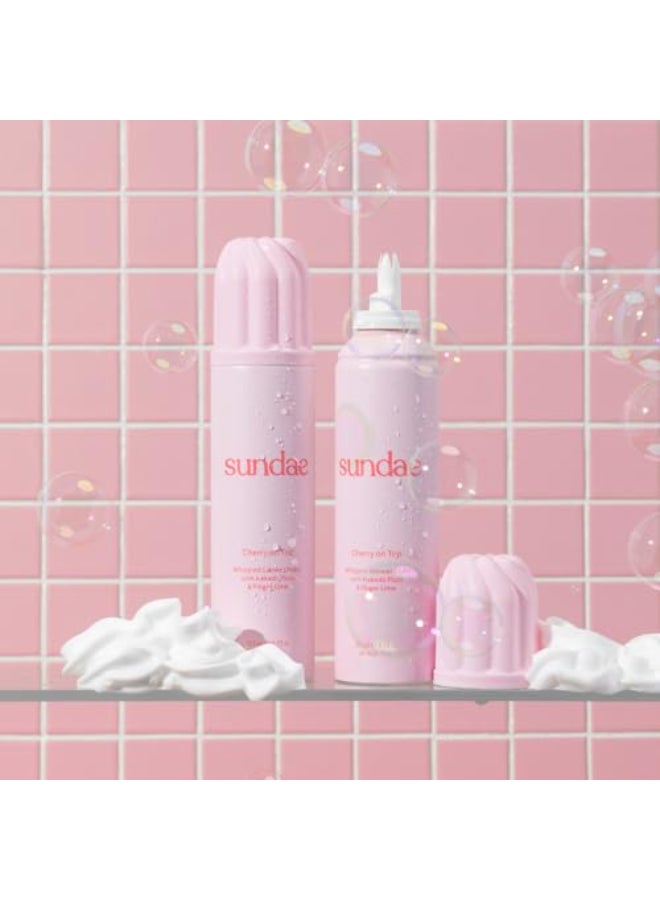 sundae Whipped Shower Foam Cherry On Top Foaming Body Wash 89 fl oz 265ml - Image 3
