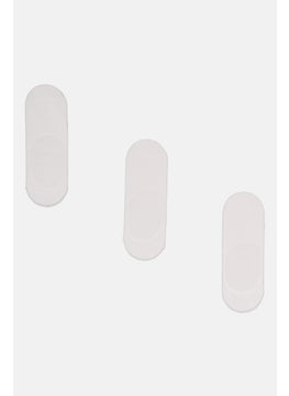 Don't Call Me Jennyfer Women 3 Piece Plain Mid Calf Socks, White  - Image 2
